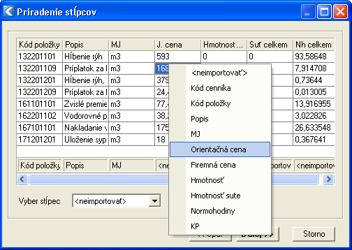 môžeme zjednotiť zdroje podľa rôznych parametrov (s rovnakým dodávateľom, s rovnakým dodávateľom a cenou.