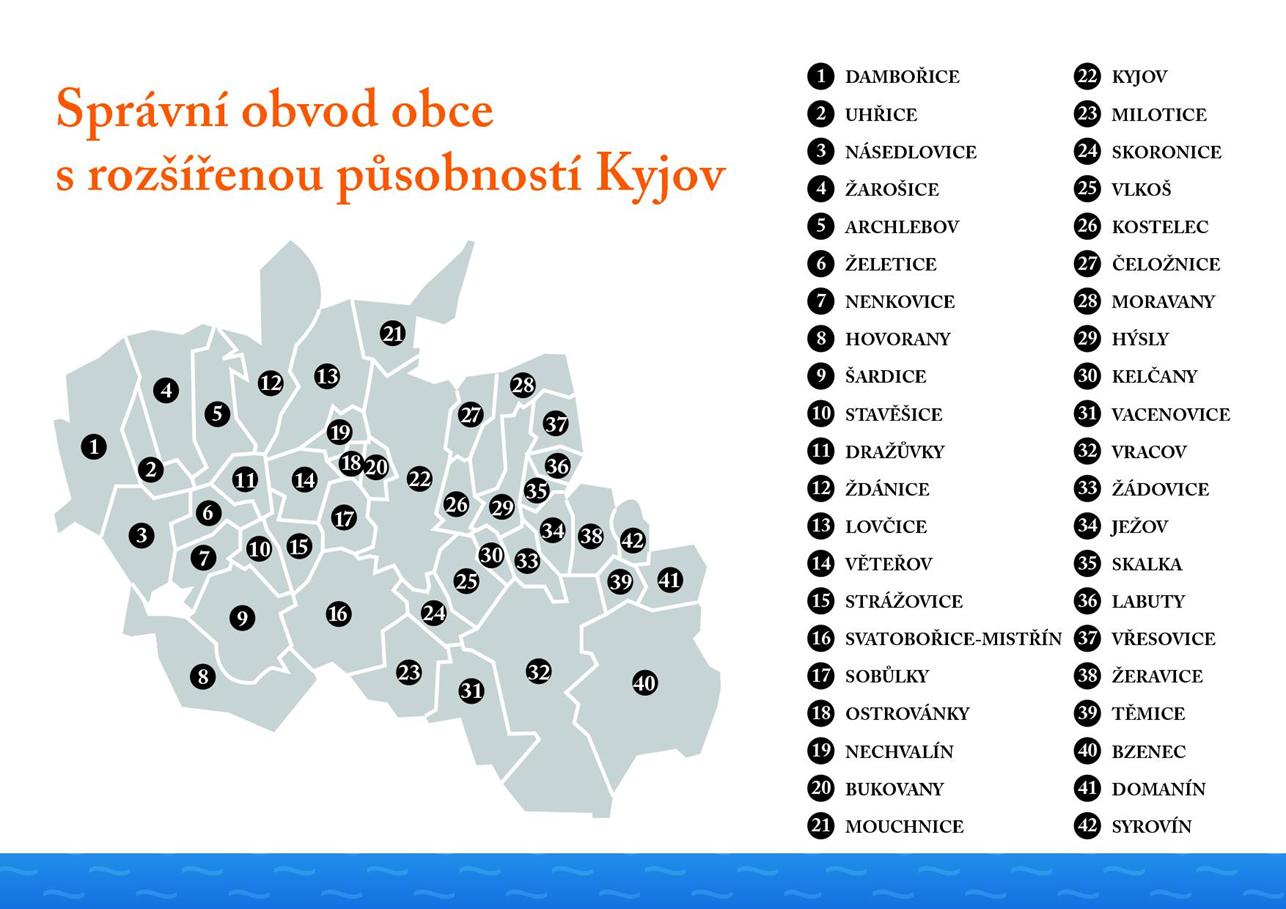 PŘÍLOHA SOCIÁLNÍ SLUŽBY 2013 GRAFICKY Počty klientů sociálních a návazných služeb v obcích Kyjovska za r.
