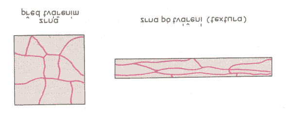 2 Při tváření za studena nastává vlivem různého směru kluzných rovin nerovnoměrná deformace, která způsobuje zpevnění kovu.