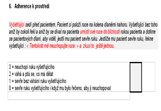 Citlivost k interferenci a inhibice Adherence k prostředí FAB test - shrnutí Clap test Maximum 18 věk mmse fab kontroly 58±14 28,9 17,3±0,8 FTD 60±8,5 20,7±6,3 7,7±4,2 PSP 66,9±7 26,2±3,7 8,5±3,4 CBD