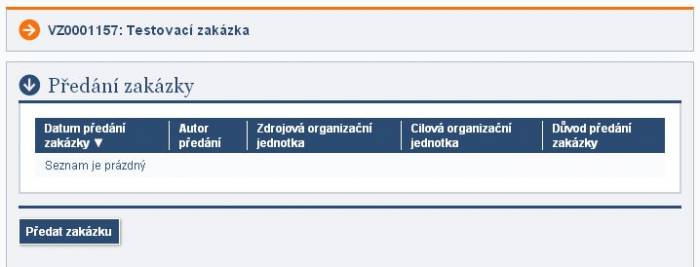 Zrušení zakázky Dále vyplníte potřebné údaje pro zrušení zakázky a zakázku či její část zrušíte tlačítkem Uložit změny. Zrušením celé zakázky přepnete zakázku do stavu Veřejná zakázka byla zrušena.