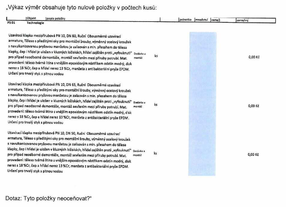 Dotaz č. 3 Tyto položky se oceňovat budou. Příloha je k dispozici na profilu zadavatele a je ke stažení zde: http://ulozto.cz/xnwdw4pk/prilohy-k-di-c-01-zip Dotaz č. 4 V bodě 15.2.