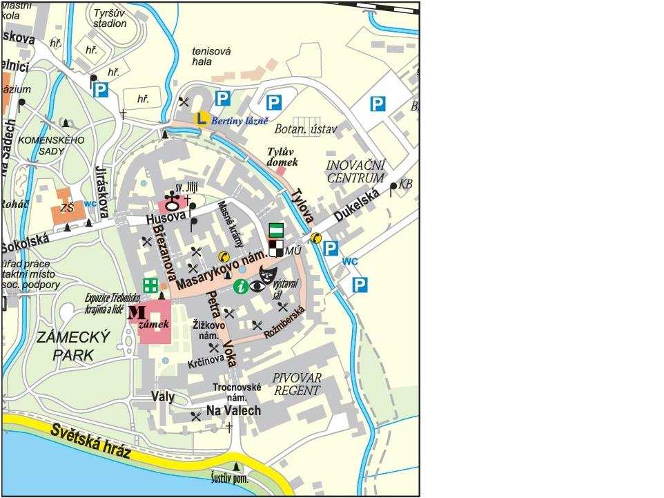 III. Mapy Geografická mapa Jihočeského