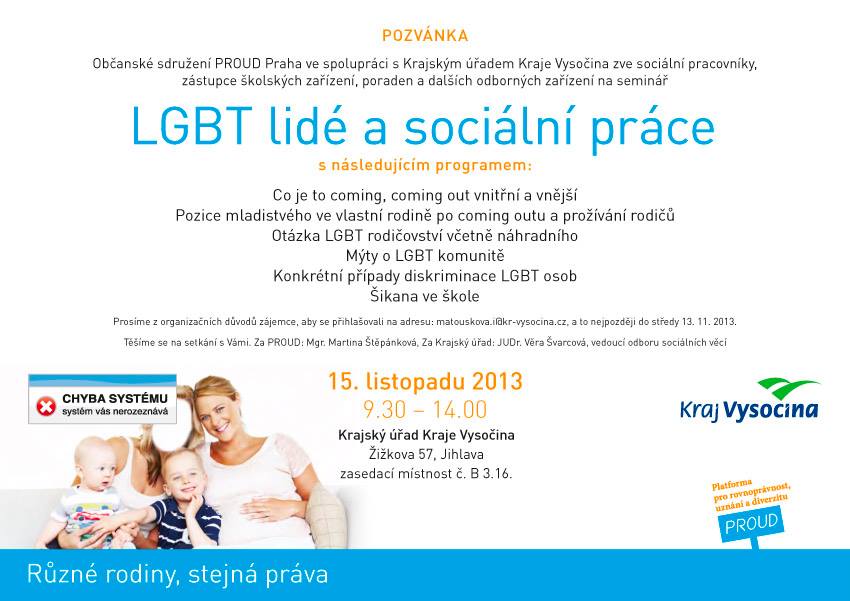 17.8 2013 sběr podpisů pod petici Fero Fenič, Džamila Stehlíková a další osobnosti svým podpisem podpořili práva gay a lesbických rodin.