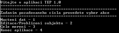 Příloha B Uživatelská dokumentace Popis programu Aplikace TEP 1.0 slouží zpracování a detailnějšímu přehledu dat tepové frekvence pro lepší analýzu tohoto měření.