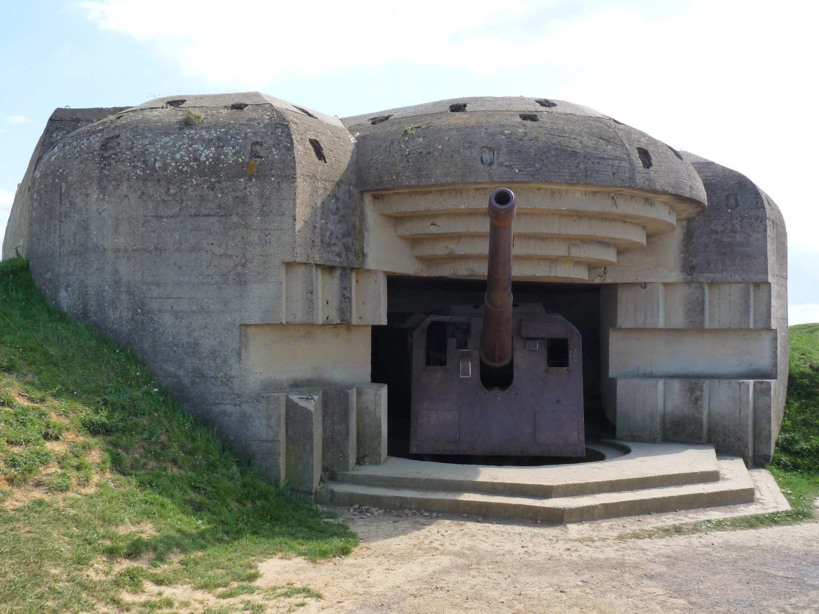 Ukázky souvisejících ch staveb Pobřežní dělové opevnění,, Normandie,