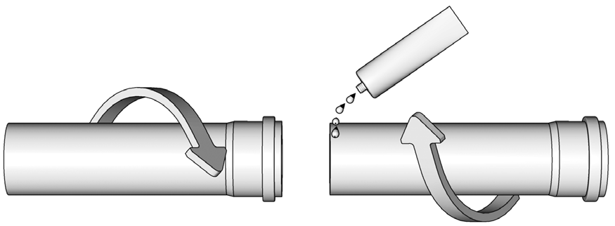 Návod na montáž a inštaláciu spalinového systému SERIO samostatné skracovanie oboch rúr koaxiálnych