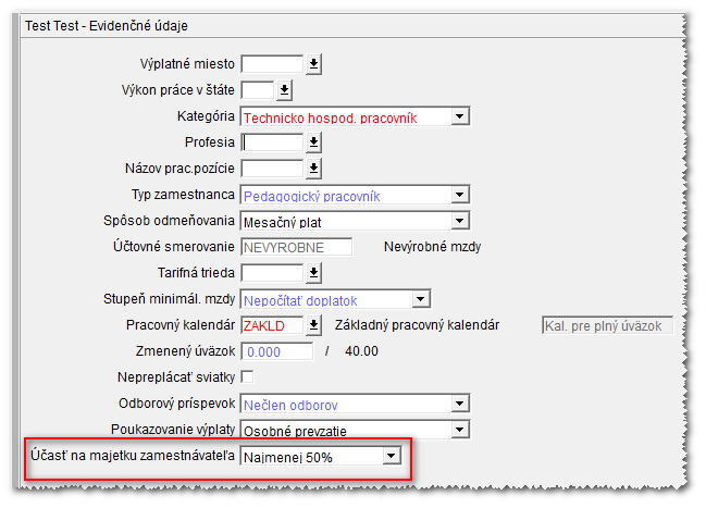 Zostavy Výkazy Sociálne poistenie Registračný list FO Na registračný list FO pribudli nové dva elementy: 1.