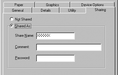 3. V nabídce Configuration (Konfigurace) poklepejte na příkaz File and Print Sharing (Sdílení souborů a tiskáren). 4.