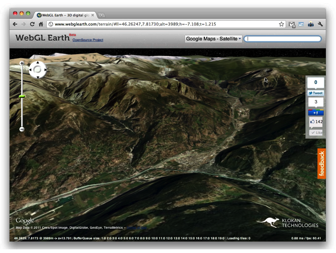 WebGL Earth Digitalizace