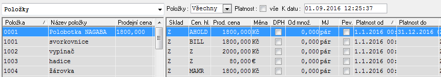 7 Zásoby_Cenové hladiny Cenové hladiny mají svoji hierarchii a ta určuje postup při stanovení prodejní ceny a uplatňování slev. Program při hledání ceny resp.