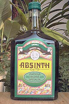 Absinthin, hořký princip absinthu, Artemisia absinthium L.