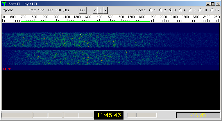 24 GHz EME provoz CW/JT (8) EA3XU-OK1KIR_EME 3cm_22.10.