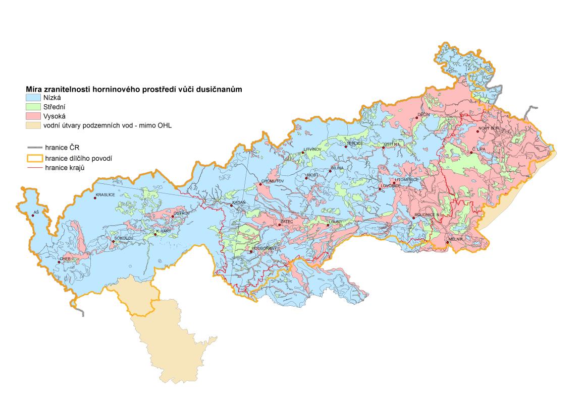 I.2.2.2. Všeobecný charakter nadložních vrstev Pro posuzování rizika kontaminace podzemních vod jsou klíčovými kritérii hydrogeologické vlastnosti horninového prostředí a pokryvných útvarů.