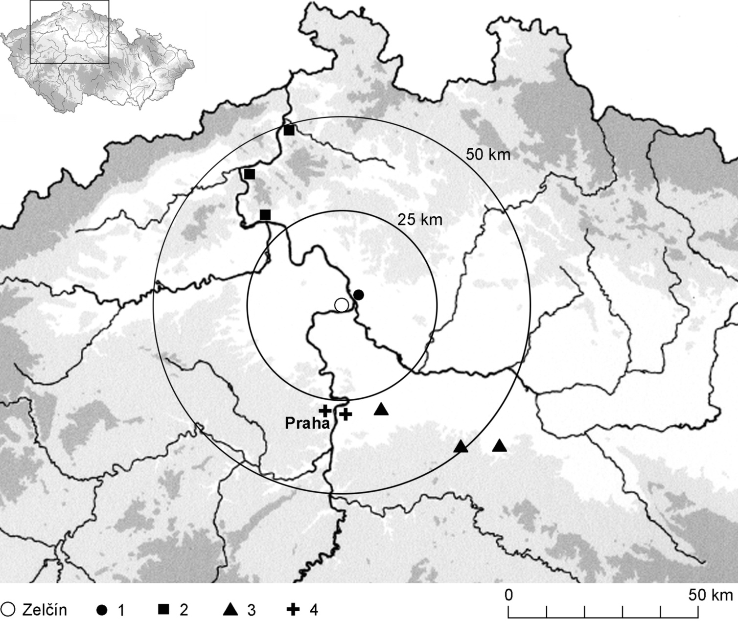 keramický soubor ze Zelčína, okr. mělník 391 Tab. 2. Provenience keramiky podle typů nádob (pouze na základě okrajů) severočeské Polabí V částstř.