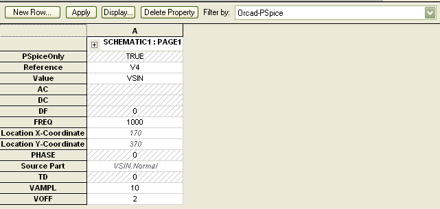 Editace parametrů součástky záměna řádků za sloupce