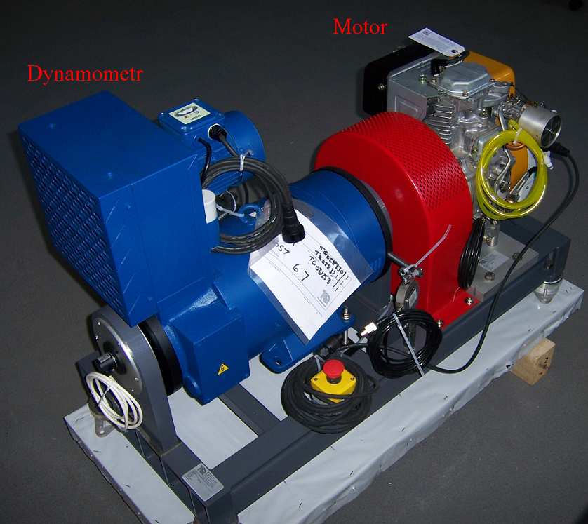 EXPERIMENTÁLNÍ STANICE PRO TESTOVÁNÍ SPALOVACÍHO MOTORU Obr.