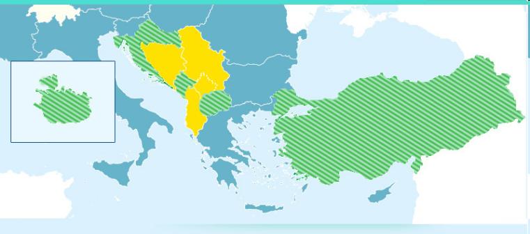Základní údaje o EU Počet obyvatel Členské státy Poslední rozšíření Vstup ČR do EU Kandidátské země Oficiální jazyky Nejdůležitější
