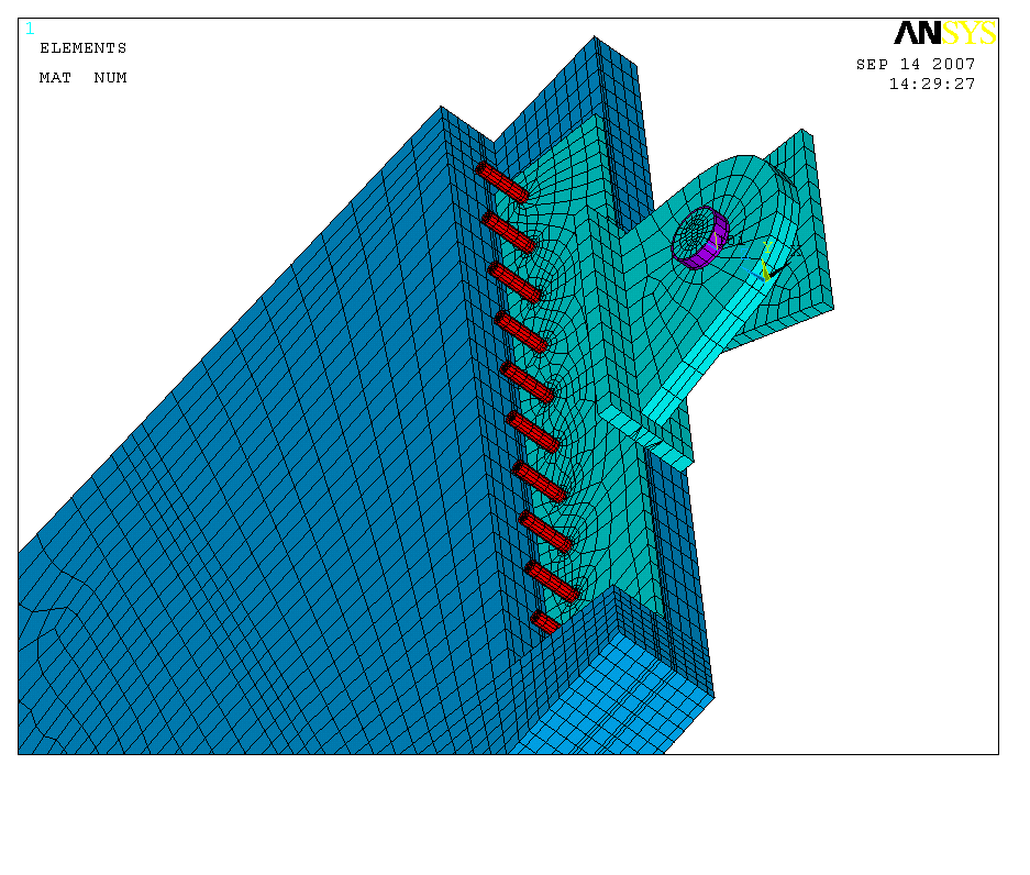 Modelování dřevěného nosníku (2) Lineární modely: ANSYS +