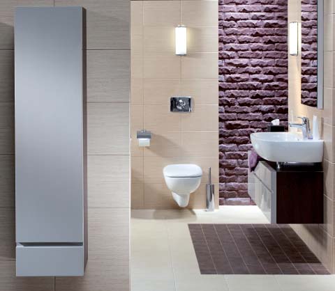 DOMINO/ Materiál vhodný pro koupelnu Nábytek je vyroben z materiálu, který je ošetřen proti vlivu vlhkosti v koupelně. Zůstává proto krásný po dlouhé roky.