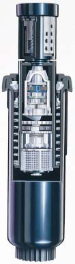 Řada V-1550 Multi-Matrx Postřikovače Toro řady V-1550 Dostřik 5,8 16,8 m (19' 55') Vlastnosti Tryska s nastavitelným průtokem, 3,2 44 l/min (0,85 11,62 gal/min) K dispozici jsou modely celokruhové