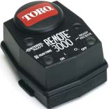 Řídící jednotka Remote 3000 / TRCP8+ Řada jednotek na řízení ventilů Toro Remote 3000 TR3000 jednotka dálkově programovatelná infračerveným paprskem Vlastnosti stejné jako u modelu TR1000 a navíc.