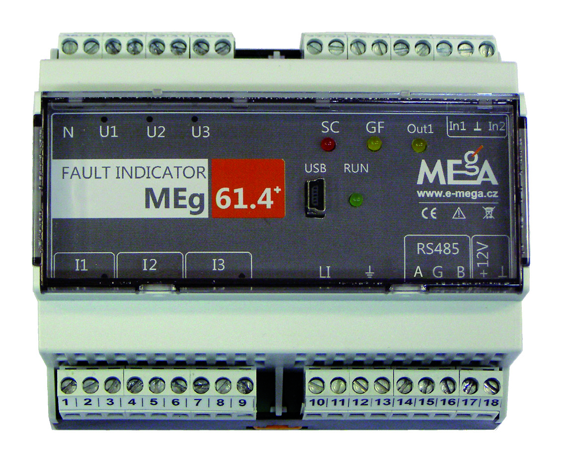 Indikátor zemních spojení a zkratových proudů MEg61.