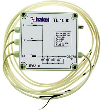 Příslušenství TL 400 600 Tlumivky TL400, TL500, TL600 Tlumivky řady TL slouží k přizpůsobení vstupních obvodů hlídačů izolačního stavu k třífázové IT síti 3 x 400 V AC (nebo 500 ev. 600 V AC).