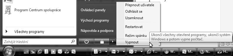 WINDOWS VISTA PODROBNÝ PRŮVODCE 21 Jestliže na položku poklepete, stane se dostupným nástroj, kterým je možné dané nastavení změnit nebo jinak upravit.