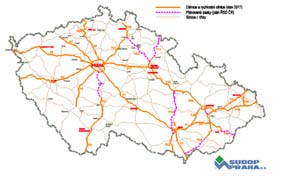 Rozvoj infrastruktury - principy Výstavba nových tratí (vysokorychlostních i konvenčních) kapacita stávající tratě (traťového úseku) je pro výhledové potřeby nedostatečná rychlost ve stávající stopě