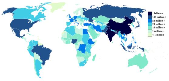 Obnovitelné zdroje energie 3 Počet obyvatel dle zemí http://gnosis9.net/ http://en.wikipedia.