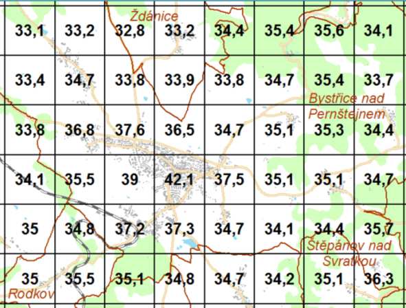 Rozptylová studie Výrobní hala Cooper Standard Bystřice - technologie 2015 koncentrace průměrná roční koncentrace maximální denní koncentrace průměrná roční koncentrace naměřeno 30.4.2014 naměřeno 11.
