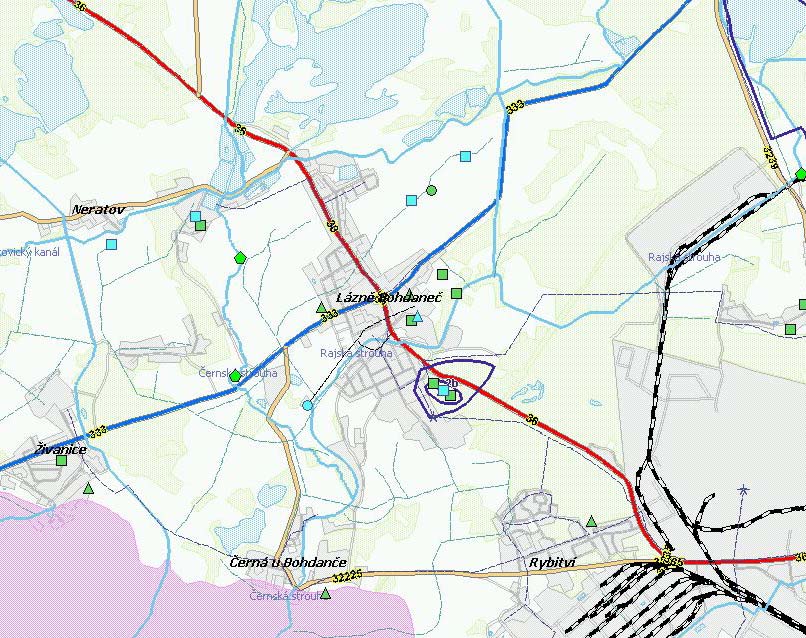 6 Vodohospodářská mapa Dopravní
