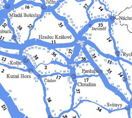 Silnie I/36 ohvat Lázní Bohdaneč Studie Celostátní sčítání dopravy pro úseky I/36 a