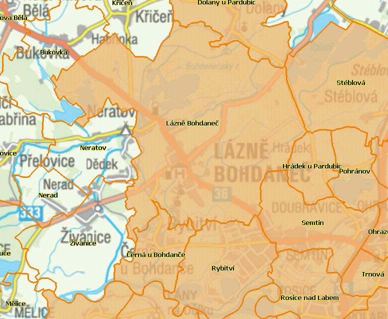 katastrálníh území a digitální zpraování