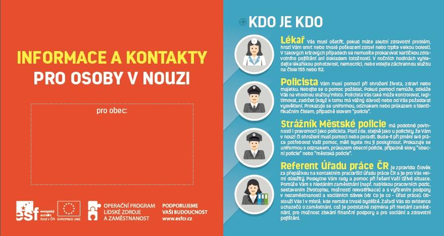 Vytvoření informačního balíčku Motto: Konkrétní a jasné návody, co dělat v nepříznivé situaci spojené s bydlením pro osoby ohrožené