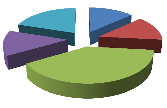 Demografické údaje - šetření se zúčastnilo 60 % žen a 40 % mužů - respondenti ve věku 31-62 let Graf 8 Vzdělání respondentů 13% 20% 14% 13% vysokoškolské VOŠ středoškolské s maturitou 40%