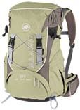 Chrbtový systém / Back system: Save Your Energy Hlavná časť: Nylon 330 D Cordura Ripstop; Dno: Nylon 500 D Du Pont Cordura Litráž / Volume: 35l (1450 g) 25l (1350 g) Turistický ruksak plniteľný