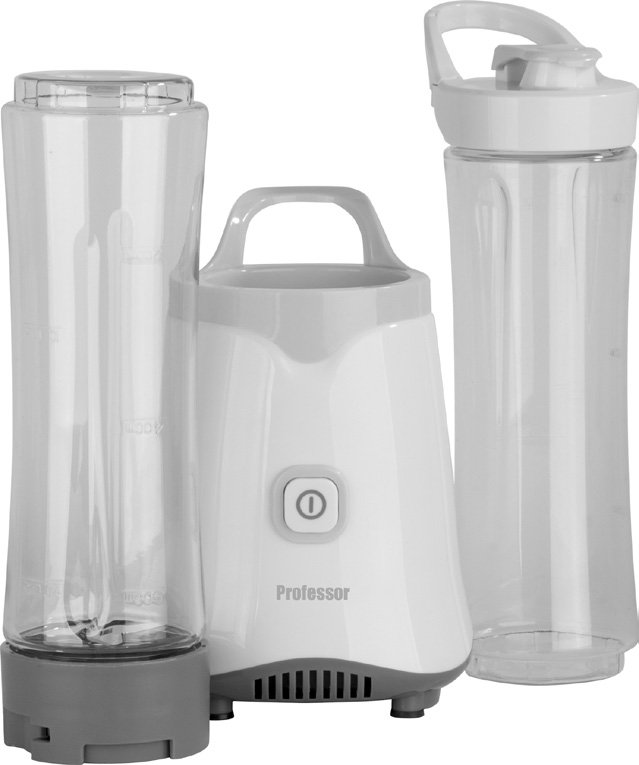 Popis prístroja 1. Fľaša 600 ml - 2 ks 2. Veko fľaše / náustok s karabínou - 2 ks 3. Veko fľaše s čepeľami -1 ks 4. Pulzný spínač 5. Motorová jednotka 6.