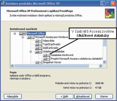 2.1 MS Access - doplnenie inštalácie Microsoft Access je systém pre správu databáz. Bol vyvinutý firmou Microsoft a je súčasťou balíka programov MS Office Professional.
