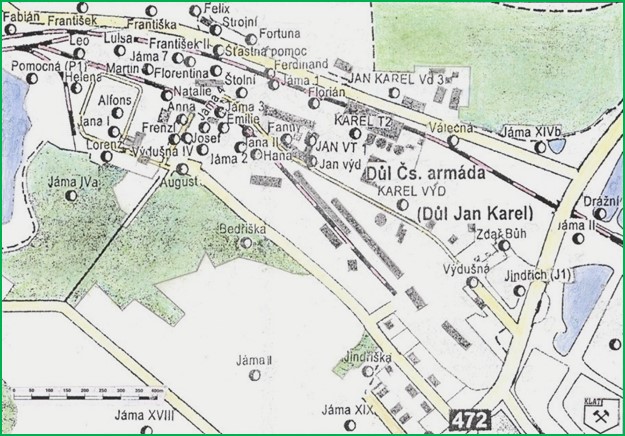 Strana 4 Dodává se, že staré jámy v dobývacím prostoru Dolu ČSA (obr. 5 - viz.