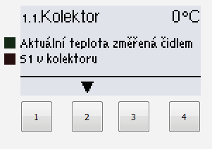 F - Popis menu F 1 - Měřené hodnoty Menu 1. Měřené hodnoty slouží k zobrazení aktuálních teplot. Menu se ukončuje stiskem esc nebo volbou Opustit měření.