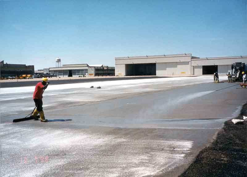 Corporation provedené technologií Salviacim. 1. Apron at Norfolk, VA for US Navy Obrázek č.