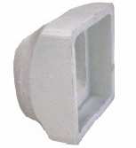 CENNÍK - KOMÍNOVÉ DIELCE FCC 14 Šamotový dielec pre napojenie dymovodu priemer 14 cm 36 10,6 0,407 24,63 FCC 16 Šamotový dielec pre napojenie dymovodu priemer 16 cm 24 11,8 0,308 28,14 FCC 18