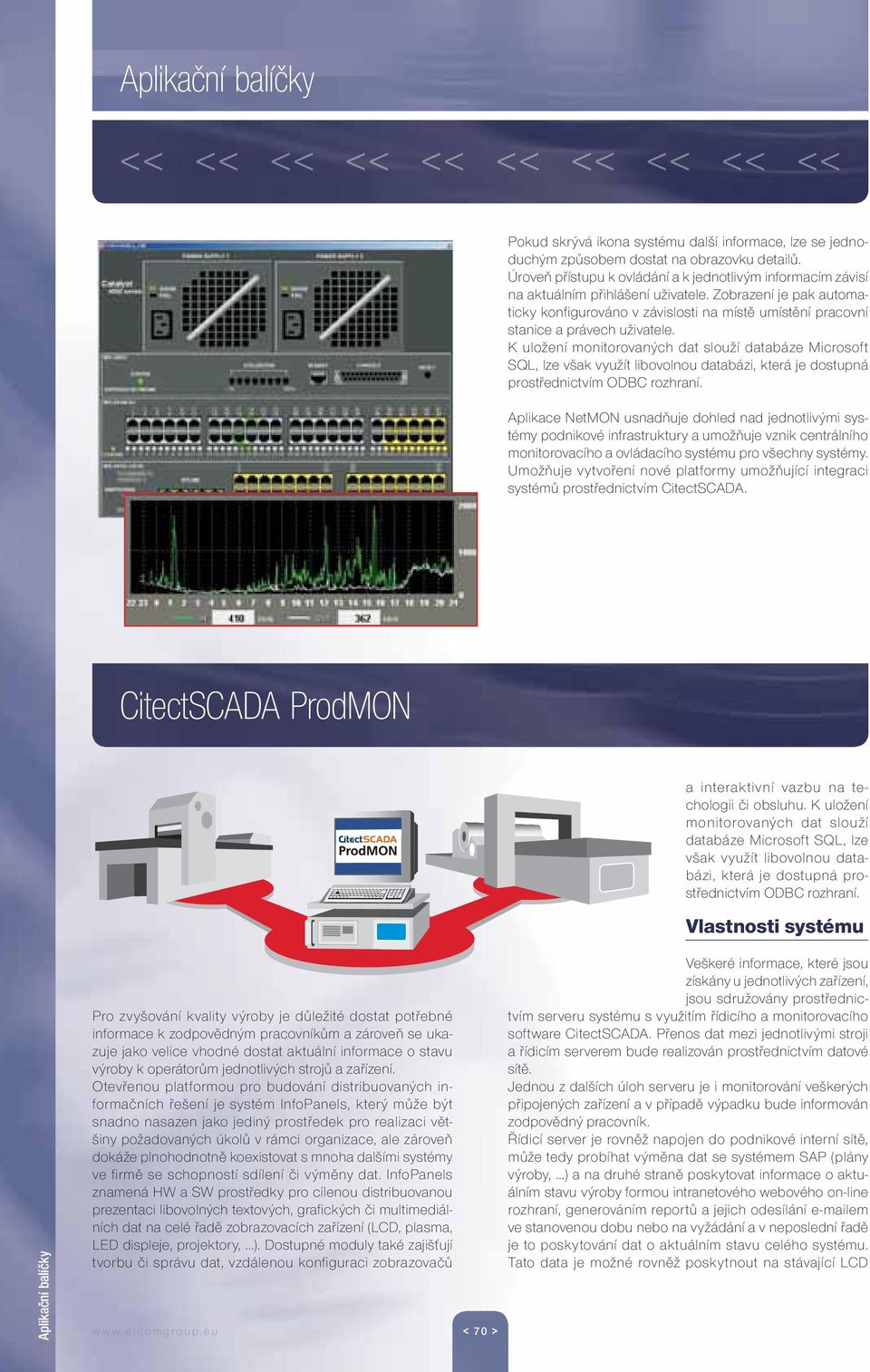 databázi která je dostupná prostřednictvím ODBC rozhraní Aplikace NetMON usnadňuje dohled nad jednotlivými systémy podnikové infrastruktury a umožňuje vznik centrálního monitorovacího a ovládacího