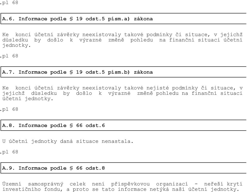 A.7. Informace podle 19 odst.5 písm.