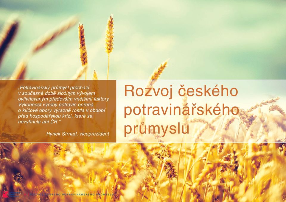 Výkonnost výroby potravin opřená o klíčové obory výrazně rostla v období před