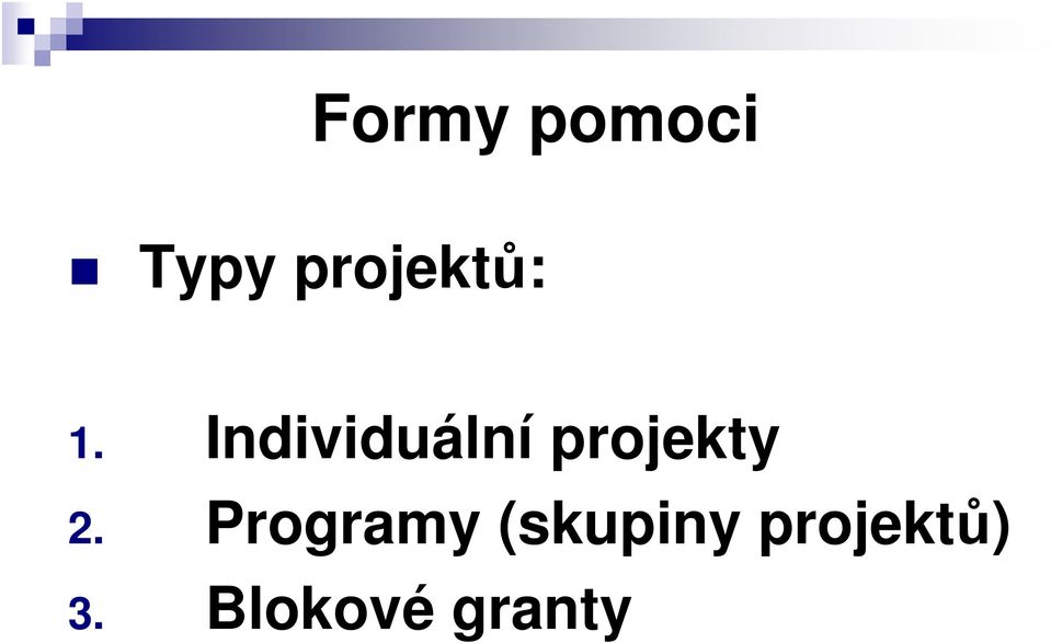 Individuální projekty 2.