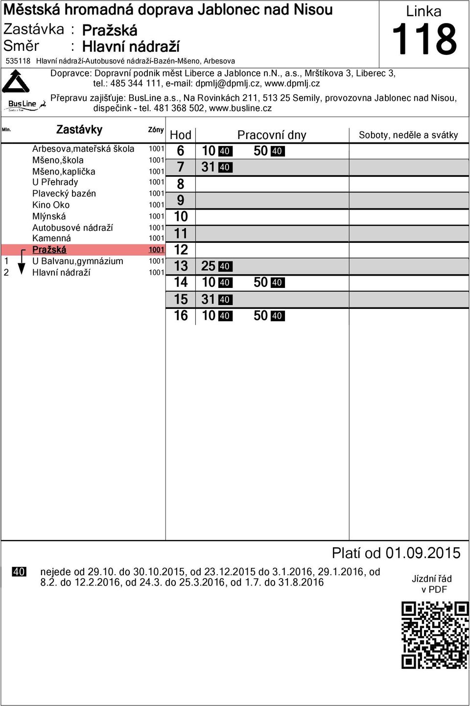 cz Arbesova,mateřská škola 01 Mšeno,škola 01 Mšeno,kaplička 01 U Přehrady 01 Plavecký bazén 01 Kino Oko 01 Mlýnská 01 Autobusové nádraží 01 Kamenná 01 Pražská 01 1 U