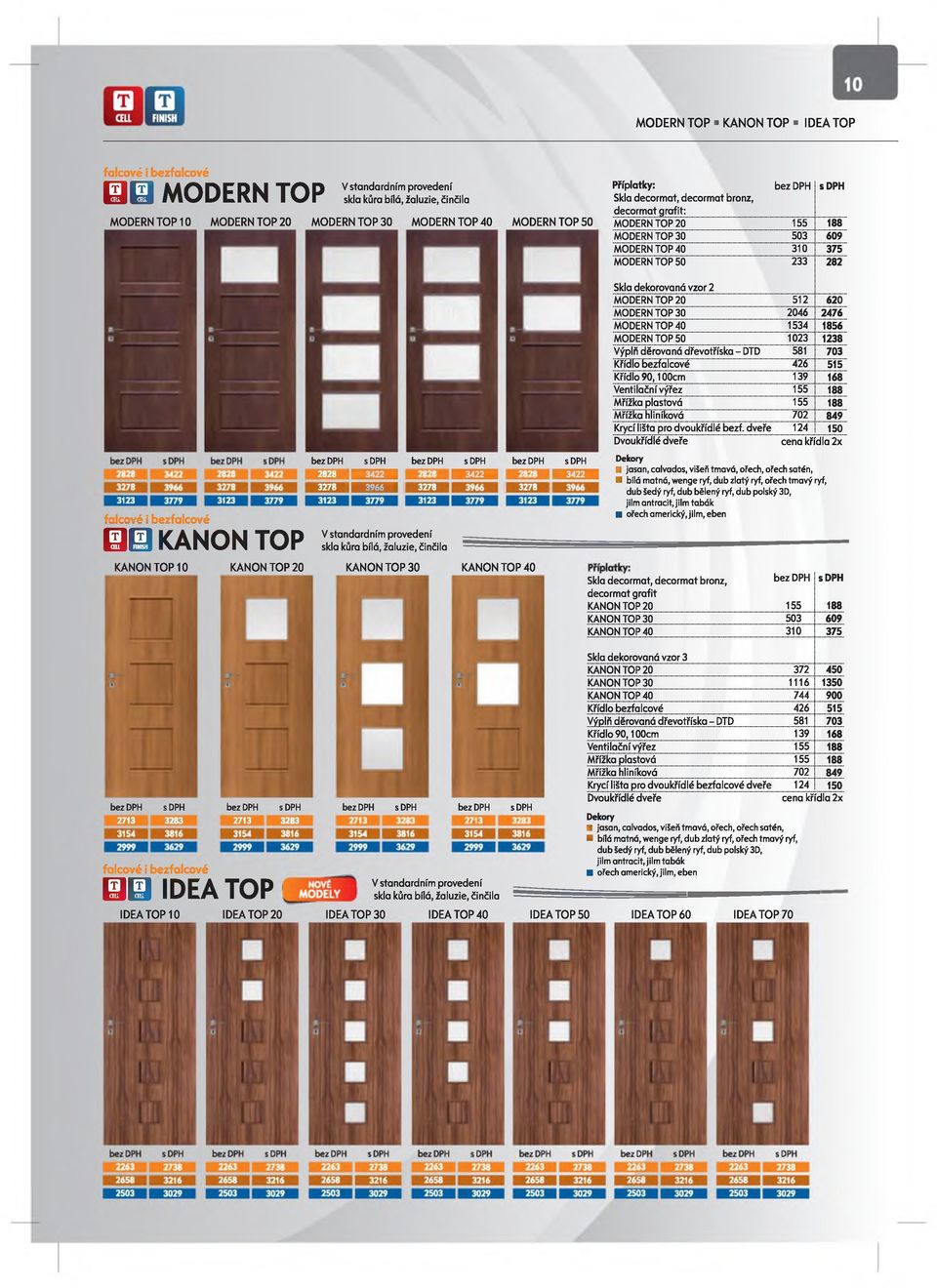10 KANON TOP 20 2713 3283 2713 3283 falcové i bezfalcové 0 0 IDEA TOP 2828 I K H Z K k i e e b k i e ž h 3278 I K ^ 1 3278 1 3278 1 skla kůra bílá, žaluzie, činčila KANÓN TOP 30 KANON TOP40 V